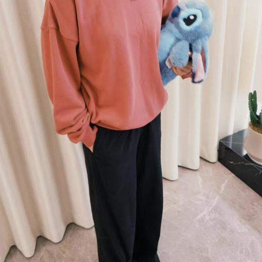 顺丰包邮65529洛诗琳柔软透气美式复古纯棉直筒卫裤580 商品图4