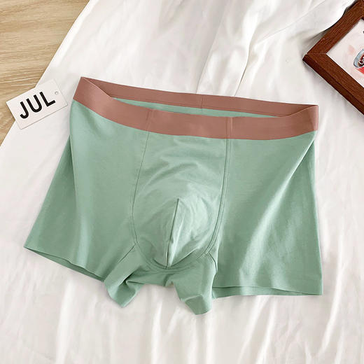 纯棉男士内裤 立体U仓柔棉3D剪裁 四季款无痕不勒亲肤舒适 商品图8