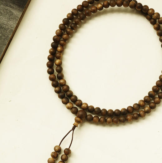 【青山特惠】 6mm108颗 绿棋楠沉香 手链 11.7g c6 商品图4