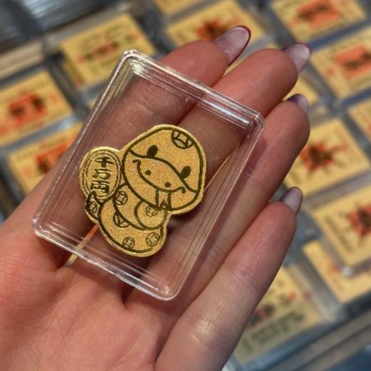 ❤️ 来自九华山金光闪闪的礼物🎁过年送真金【足金手机贴】  ✅每张2mg 真金，金色纯！  ✅一物两证：一张鉴定证书，一套祈福开G卡 商品图5