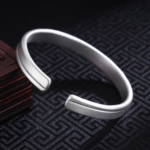 子佩集S999银【平行世界】手工银手镯原创设计纯银【55032261】2501 商品图2