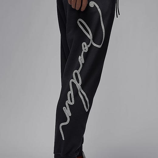 NIKE耐克男子春新款刺绣logo束脚抓绒户外保暖长裤HF9310-045 商品图2