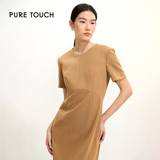 pure ouch女士收腰经典中长款连衣裙1349251002 商品图3