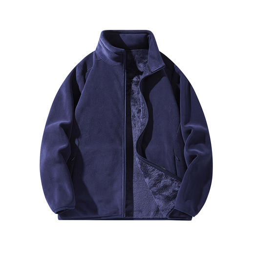 幸运鹿  防风立领加厚抓绒衣 8806 商品图12