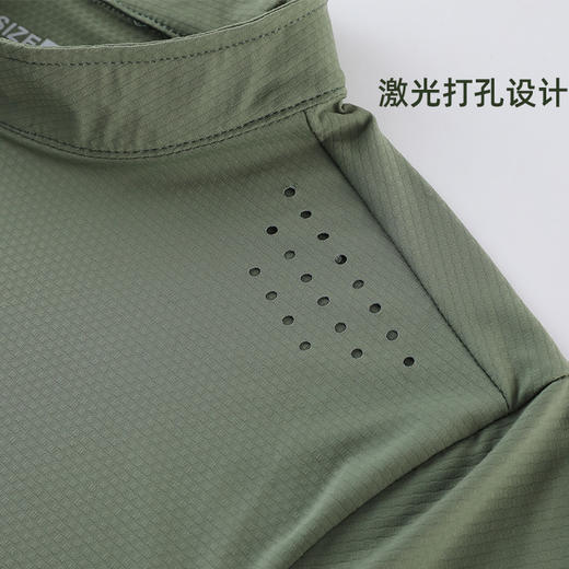 跃牌【PF系列】春秋新款长袖半拉链速干衣运动健身卫衣透气上衣CXM22106 商品图2