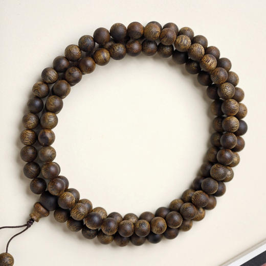 【青山特惠】8mm108颗 绿棋楠 沉香手串 手链 约24g c8 商品图1