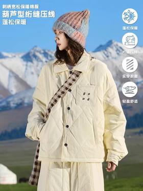 马得工地/MDGDMF244484/绗棉衬衫版型棉服