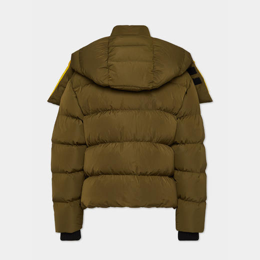 DSQUARED2 男士绗缝连帽羽绒服 绿色 S71AN0544 S53353 962 商品图1