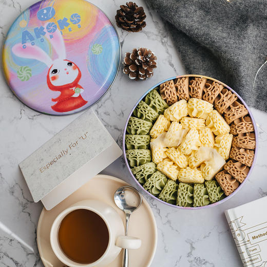 AKOKO经典小花曲奇大礼包720g（赠镭射袋）【G】 商品图0