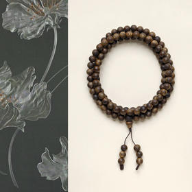 【青山特惠】8mm108颗 绿棋楠 沉香手串 手链 约24g c8