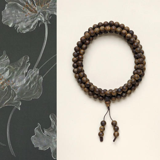 【青山特惠】8mm108颗 绿棋楠 沉香手串 手链 约24g c8 商品图0