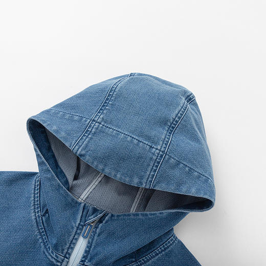 巴拉巴拉童装男童外套儿童上衣春装连帽牛仔便服潮百搭时尚舒适 商品图3