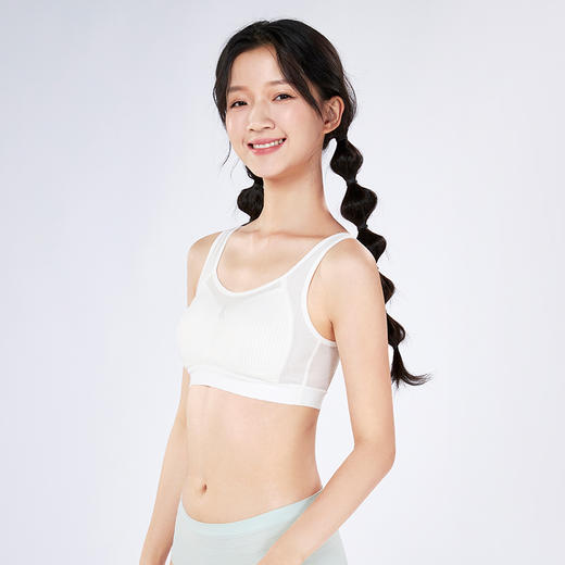 都市丽人内衣薄网布少女优选二阶无钢圈少女文胸BBH2Q6 商品图3