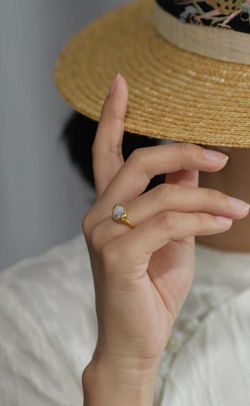 西亚萨珊王朝时期玛瑙18k金镶嵌戒指 商品图2