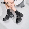 预售12天 | Safiya/索菲娅2025甜酷英伦风钻扣漆皮厚底增高乐福鞋SFD1112148 商品缩略图1