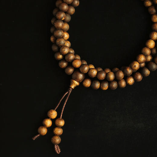 【青山特惠】7mm108颗 绿棋楠 沉香手链 15.3g c7 商品图2