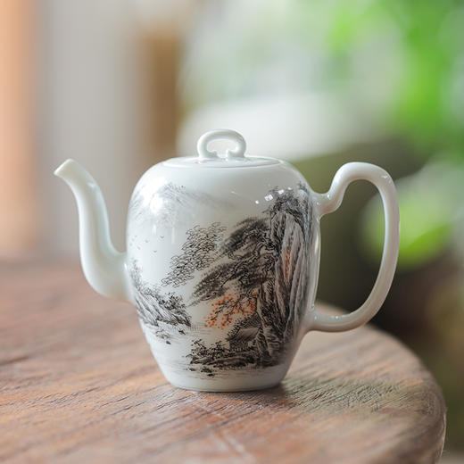 景德镇墨彩山水瓷，省工艺美术师亲工 商品图2