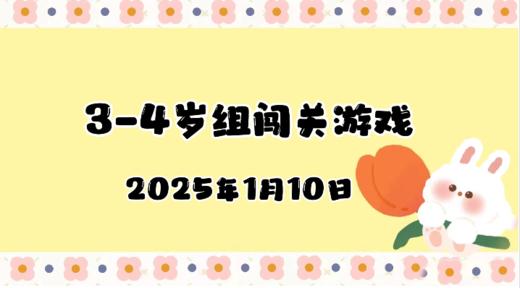 2025.1.10 3—4岁组闯关游戏 商品图0