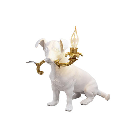 SELETTI 小狗灯 台灯小夜灯床头动物小狗卧室家居摆件儿童房汪星人礼物 可开发票 商品图0