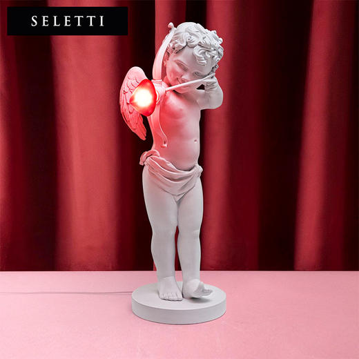 SELETTI 爱心丘比特灯具 室内桌面创意摆件丘比特氛围台灯情人节礼物送女友 商品图1