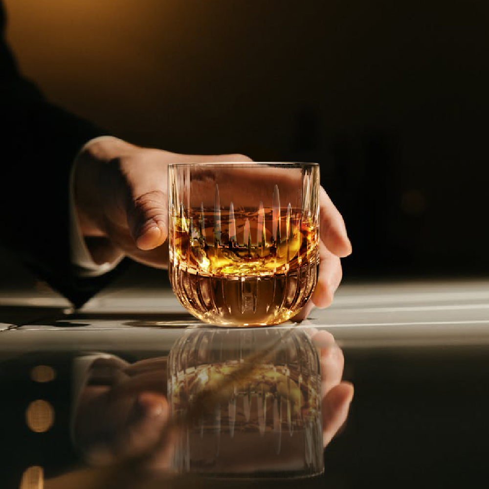 瑞可威士忌水晶对杯 RESONG日诵家居 水杯洋酒杯