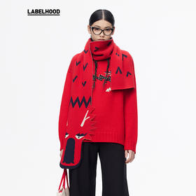 【THE FLOCKS × LABELHOOD】蕾虎联名时尚龙纹刺绣毛衣