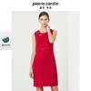 皮尔卡丹女春季新款红色无袖圆领连衣裙时尚一步裙P01DS07T0 商品缩略图0