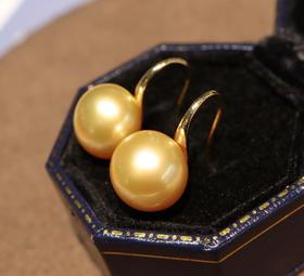 12mm-13mm金珠耳坠耳勾