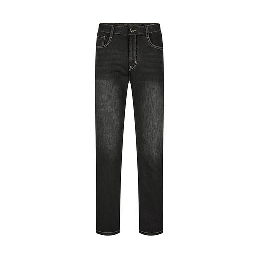 柒牌直筒牛仔裤男2025春季新款中腰仿针织休闲百搭水洗牛仔长裤子128H70740 商品图4