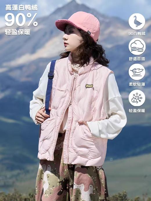 马得工地/MDGDYR244375/波浪绗线羽绒马甲 商品图1