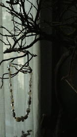 水草玛瑙淡水珍珠项链