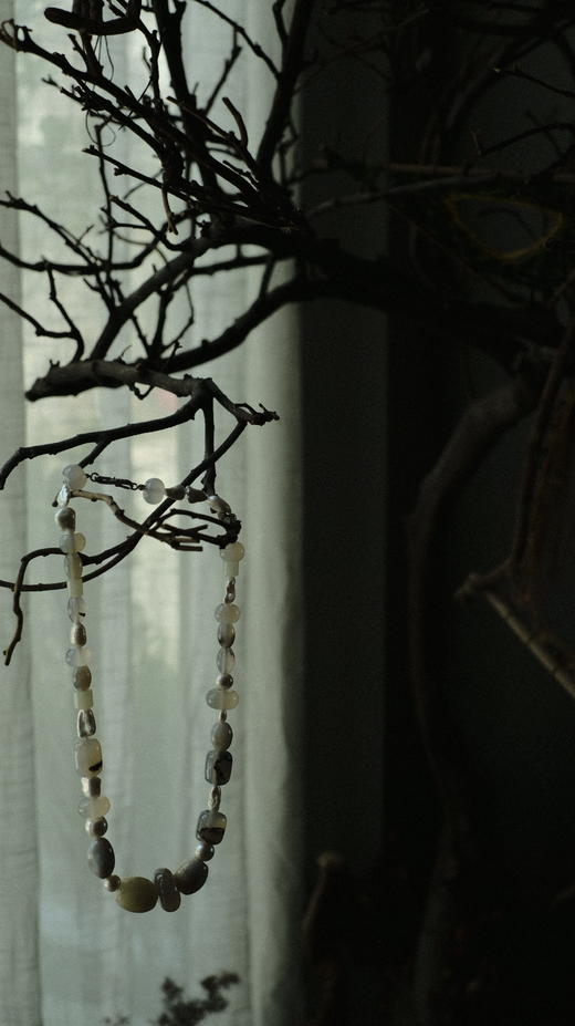 水草玛瑙淡水珍珠项链 商品图0