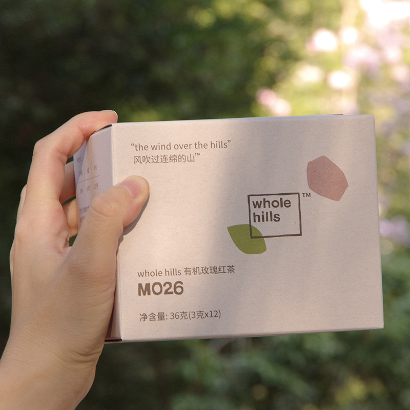 whole hills有机玫瑰红茶M026
