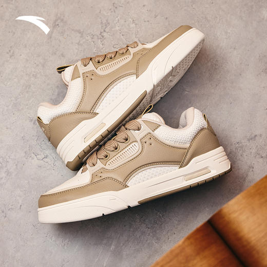 安踏骜杰板鞋男款透气2024新款经典潮时尚流运动休闲鞋112438040 商品图2