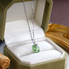 子佩集S925银【灵蛇添彩】套链纯银【YL-6868】时尚绿锆石蛇项链2501 商品缩略图1