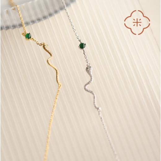 S925银灵蛇迎春手链 生肖猴牛鸡佩戴或有意外之喜 商品图4