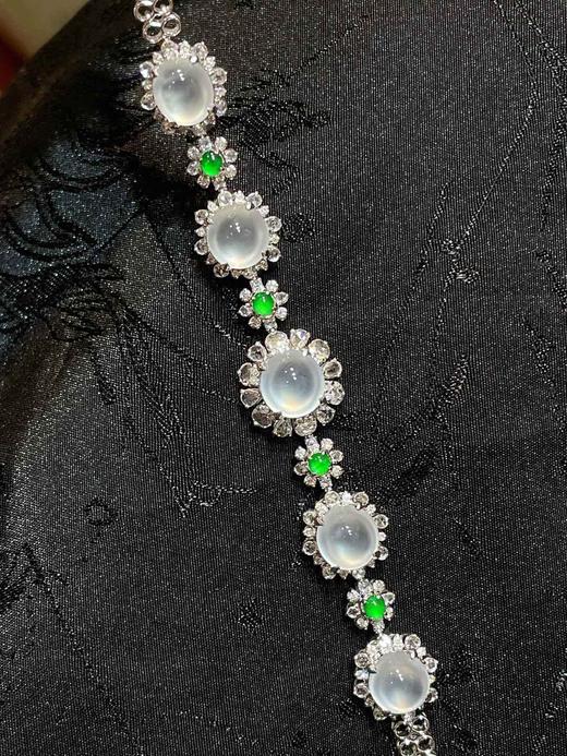 蛋面翡翠手链 商品图1