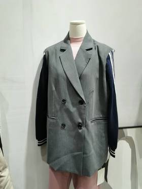 ZM22321#拼接袖西装