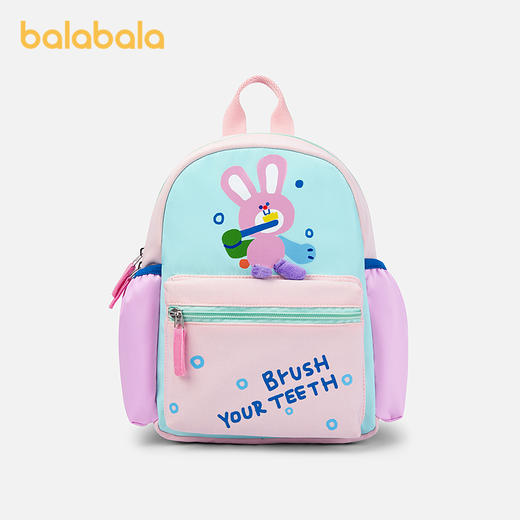 巴拉巴拉儿童休闲包男童女童双肩包舒适撞色卡通可爱背包时尚外出 商品图1