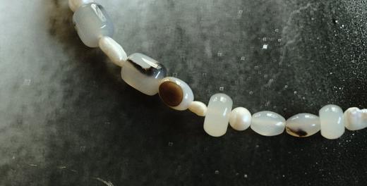 水草玛瑙淡水珍珠项链 商品图2