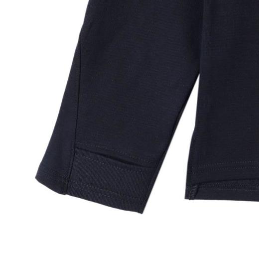 T2170早春新款时尚个性韩版纯色V领分割线长袖T恤简约潮流百搭套头上衣 商品图4