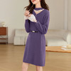 中长款毛衣秋冬2024新款宽松厚遮屁股内搭慵懒风新年针织连衣裙xfy-2351 商品缩略图2