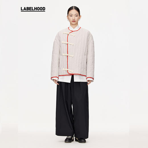 【THE LAWN×LABELHOOD】蕾虎联名25早春半月型中式工装棉夹克女 商品图0