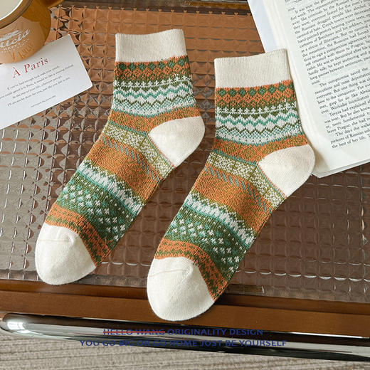 2025春季新款民族风袜子 商品图6