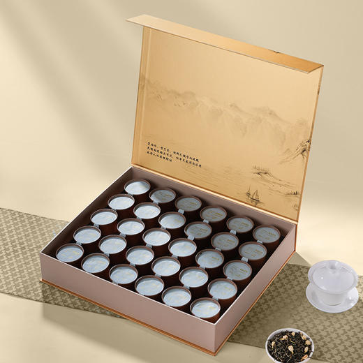 【精美小罐装，轻奢好茶礼】望江南武夷岩茶大红袍 金骏眉福建茉莉花 铁观音茶叶 春节中秋礼盒装-QQ 商品图7