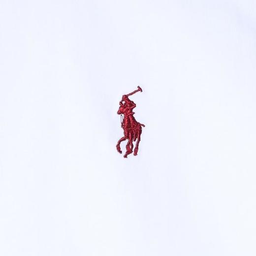 T2179早春新款时尚个性韩版拼接衬衫撞色刺绣标圆领长袖高级感设计百搭 商品图2