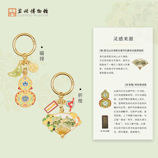 苏州博物馆 金属钥匙扣 商品图2