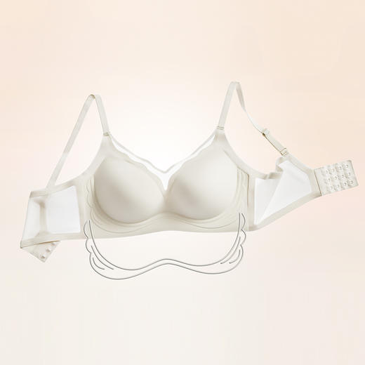 都市丽人内衣薄泳布小弹簧无钢圈VBRALBH6K2 商品图7