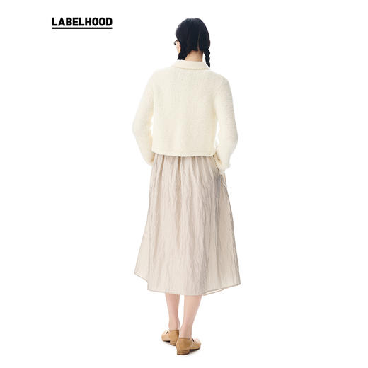 【SWAYING x LABELHOOD】蕾虎联名款简约绒感翻领短夹克 商品图3