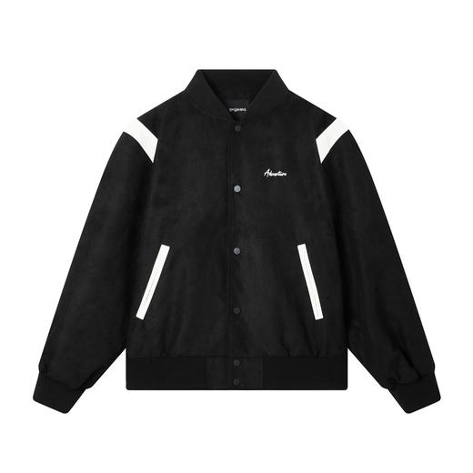 gxg.jeans男装冬季多色仿鹿皮绒棒球领夹克JFD12100041 商品图4